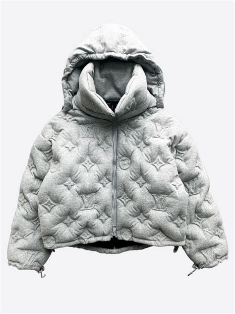 lv boyhood puffer jacket|Louis Vuitton Grey Monogram 'Boyhood' Puffer Jacket.